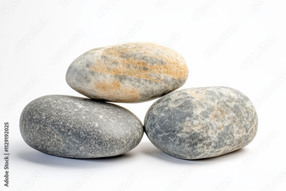 smooth stones in a minimalist arrangement smooth stones in a minimalist arrangement