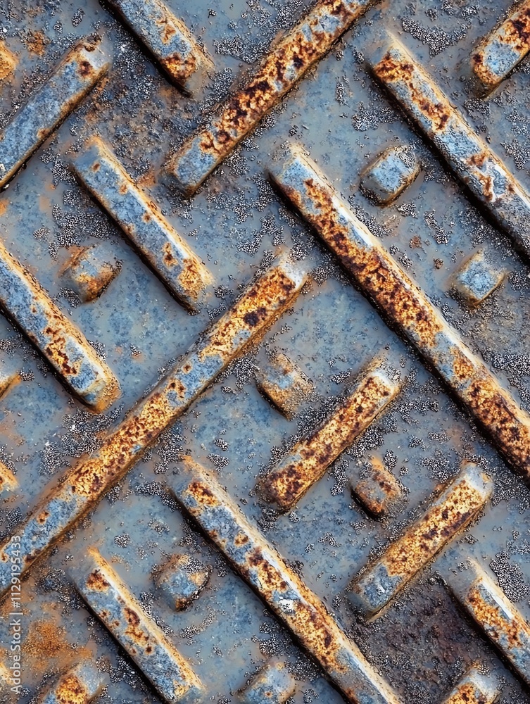 Rusty Metal Texture, Industrial Background Rusty Metal Texture, Industrial Background