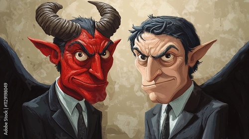 Devilish Duo: A Study of Deception and Power photo