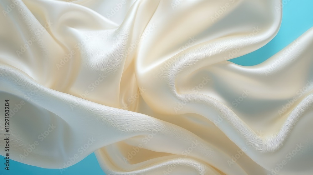 Obraz premium Soft silk textures in serene elegance