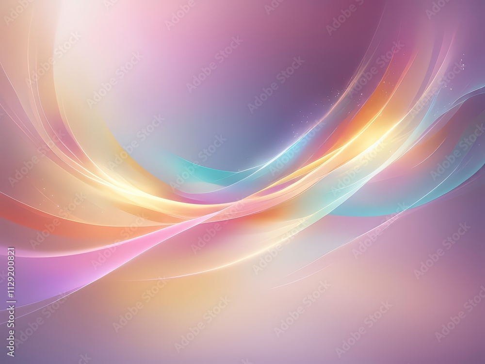 Ethereal Flowing Colors of Light Composition Ethereal Flowing Colors of Light Composition