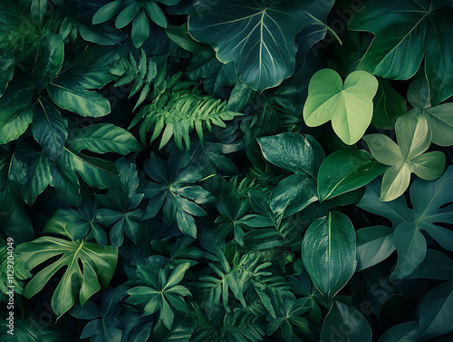 Green leaves background