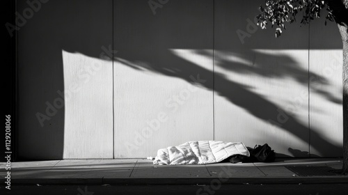 Homelessness in urban centers, Reflecting the plight of the unhoused, photography style photo