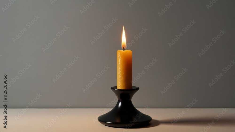 Minimalist Candle in Low Light – Elegant and atmospheric candle design, perfect for ads, branding, and decor visuals Minimalist Candle in Low Light – Elegant and atmospheric candle design, perfect for ads, branding, and decor visuals