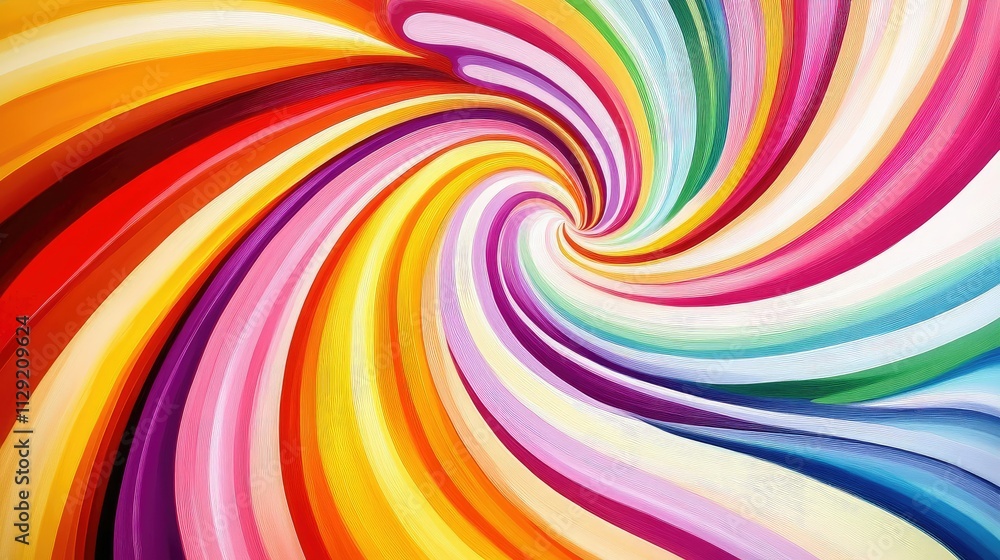 Vibrant swirls of color in abstract art Vibrant swirls of color in abstract art