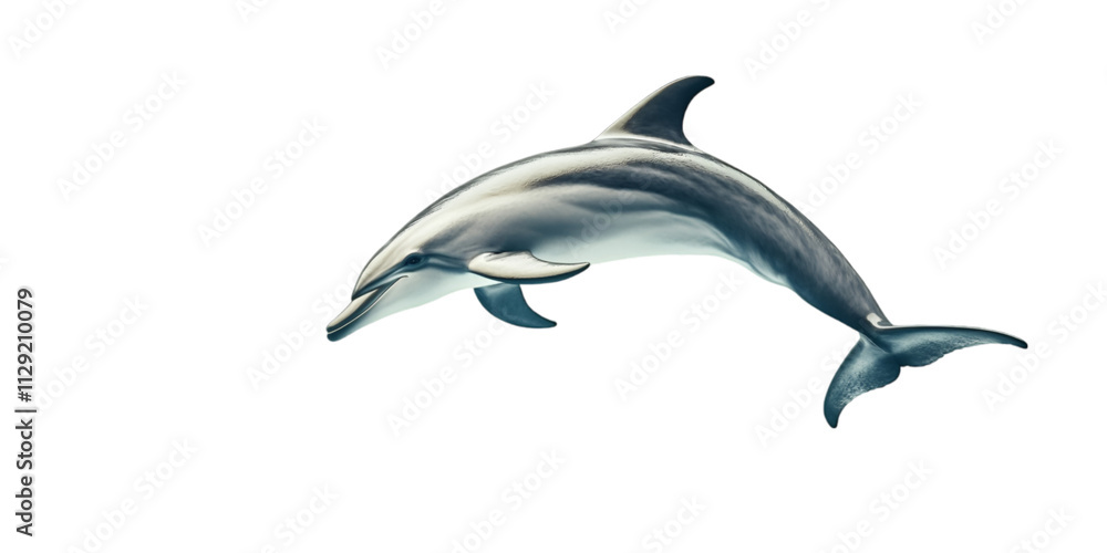 Fototapeta premium Dolphin on Transparent Background