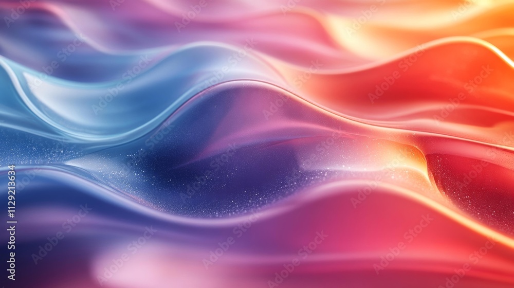 Abstract Artistic Fluid Shapes in Gradient Colors. Generative AI Abstract Artistic Fluid Shapes in Gradient Colors. Generative AI