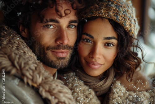 Wallpaper Mural Interracial Couple at Home Torontodigital.ca