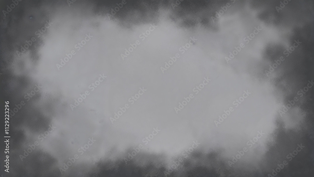 Fototapeta premium Dark smoke border creating empty space background