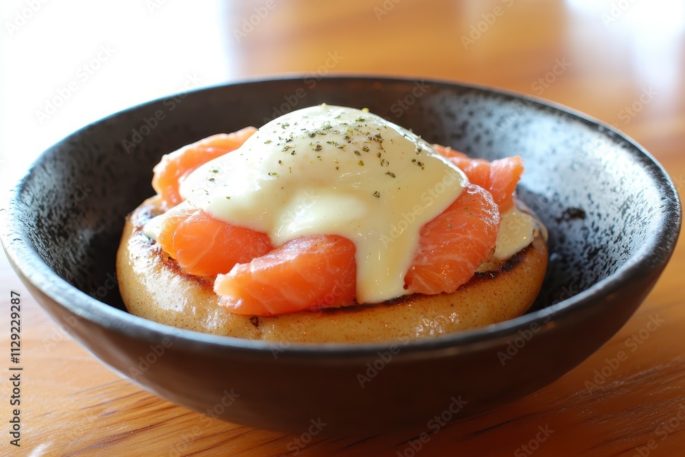 Delicious Smoked Salmon Eggs Benedict Brunch Food Delicious Smoked Salmon Eggs Benedict Brunch Food