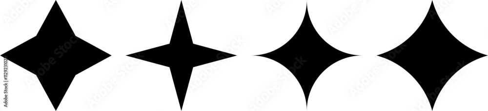 Set of Starburst Shapes in Various Styles on White Background – Vector Illustration for Design Projects and Creative Use Set of Starburst Shapes in Various Styles on White Background – Vector Illustration for Design Projects and Creative Use