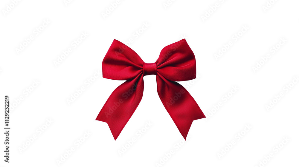 a Red ribbon with a bow isolated on a transparent background a Red ribbon with a bow isolated on a transparent background