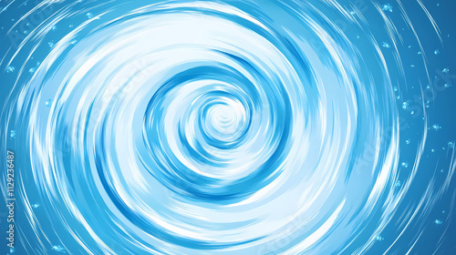 Wallpaper Mural Abstract background with blue diagonal curves. Whirlpool. Illustration Torontodigital.ca
