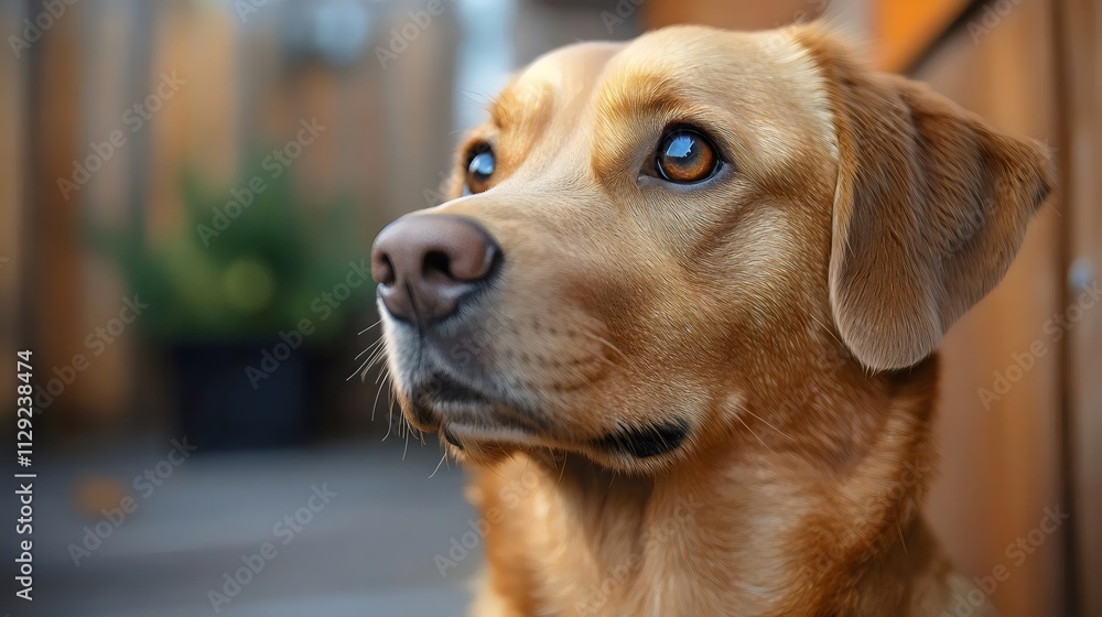 A brown dog with a black nose and brown eyes A brown dog with a black nose and brown eyes
