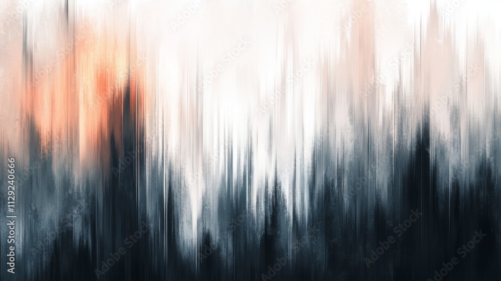 Abstract Landscape with Soft Colors and Dreamlike Texture Effects Abstract Landscape with Soft Colors and Dreamlike Texture Effects