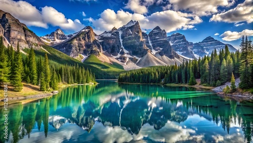 lake in the mountains