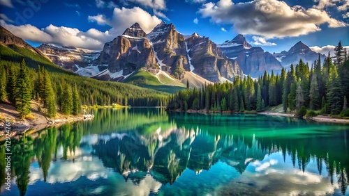 lake in the mountains