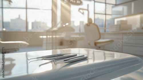 Professional dentist's treatment room