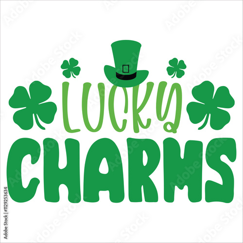 lucky charms.it is a svg st petrick's day's svg design for use anywhere