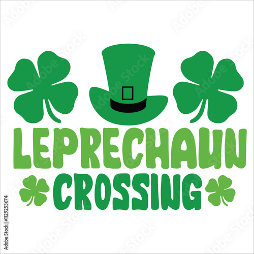 leprechauu crossing.it is a  svg petrick's day's svg design for use anywhere
