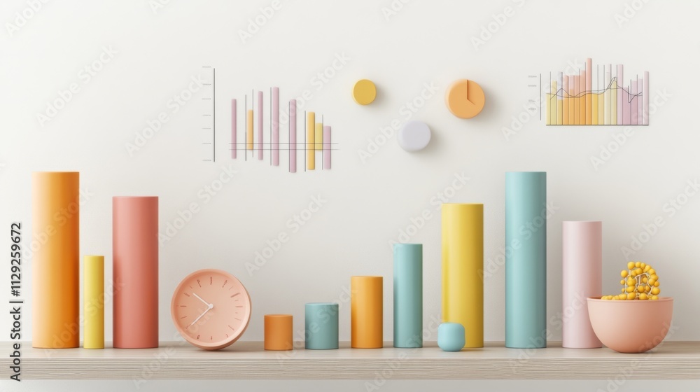 Colorful Data Visualization with Cylinders and Wall Graphs Colorful Data Visualization with Cylinders and Wall Graphs