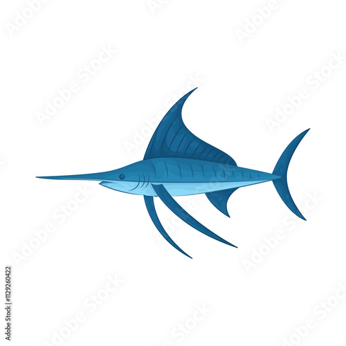 Illustration of swordfish 