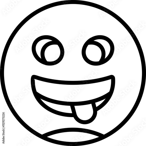 Squinting Face with Tongue Icon