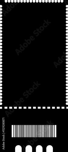 Raffle ticket icon. Vector for apps or website image isolated on transparent background. Ticket for event or program access icon in flat Tickets or Coupons, credit card, chip card symbol.