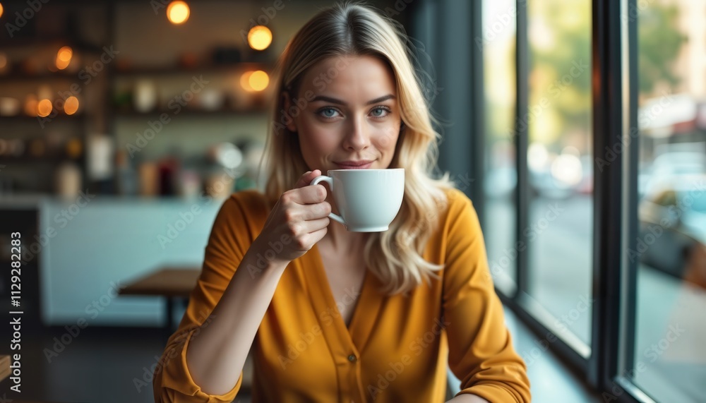 woman drinking coffee woman drinking coffee