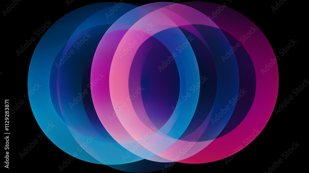 abstract background with glowing circles abstract background with glowing circles