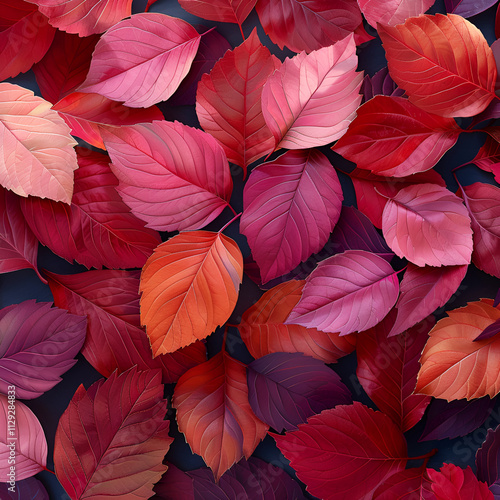 Wallpaper Mural Colorful leaves background Torontodigital.ca