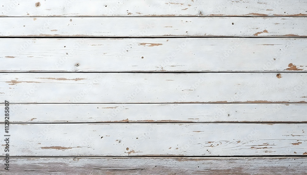 Obraz premium White light grey gray textured surface of old barn or house siding wall or floor with peeling paint shabby chic backdrop design