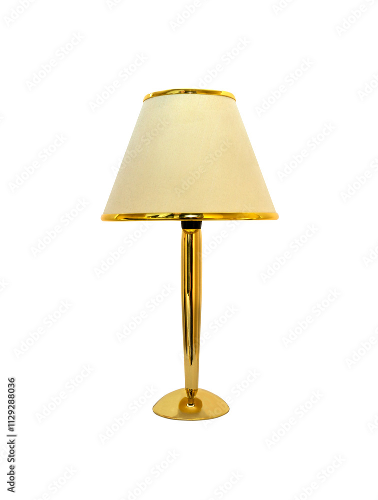 Table lamp on white. Table lamp on white.
