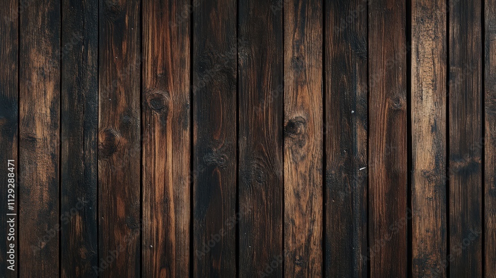 Wooden floorboards with a rustic appearance, showcasing textures and variations in color from light to dark Wooden floorboards with a rustic appearance, showcasing textures and variations in color from light to dark