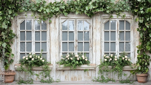 Vintage backdrop with weathered elegance