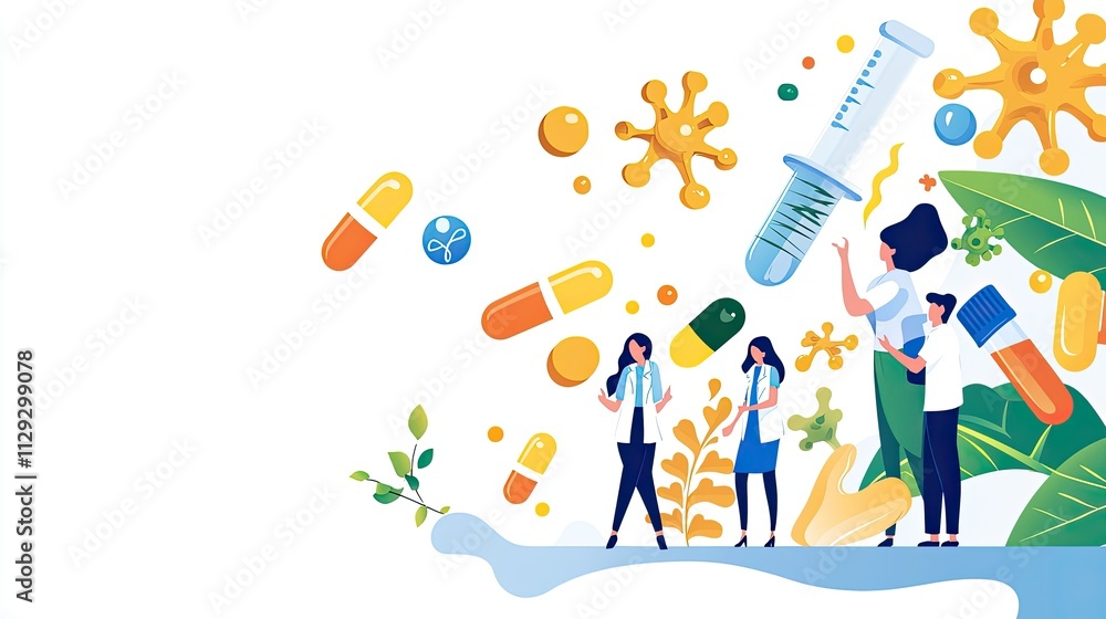 Science and Innovation in Laboratory with Capsules and Microscopy