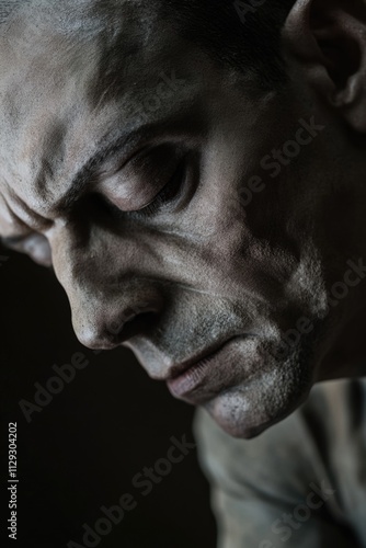 A person experiencing frustration or despair, useful for illustrating emotional states