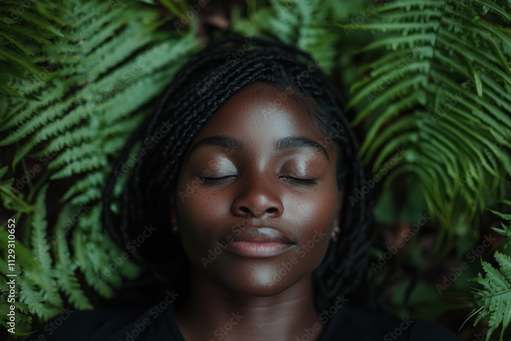 A closeup of a beautiful metis woman with smooth, glowing skin, full lips, and black hair. An African American female model with fresh makeup. Freshness and beauty. A closeup of a beautiful metis woman with smooth, glowing skin, full lips, and black hair. An African American female model with fresh makeup. Freshness and beauty.