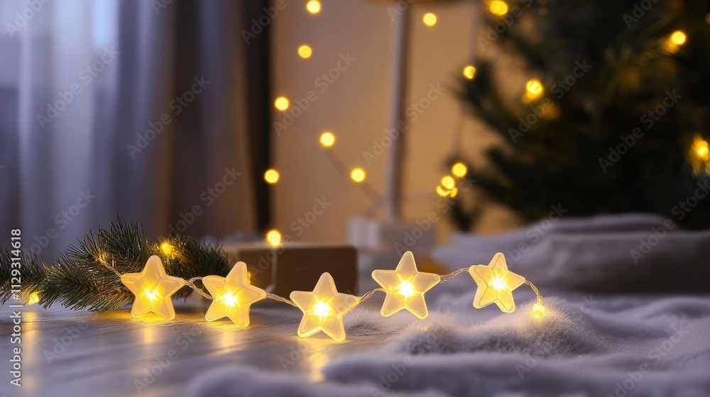 Glowing fairy light chains , Christmas Glowing fairy light chains , Christmas