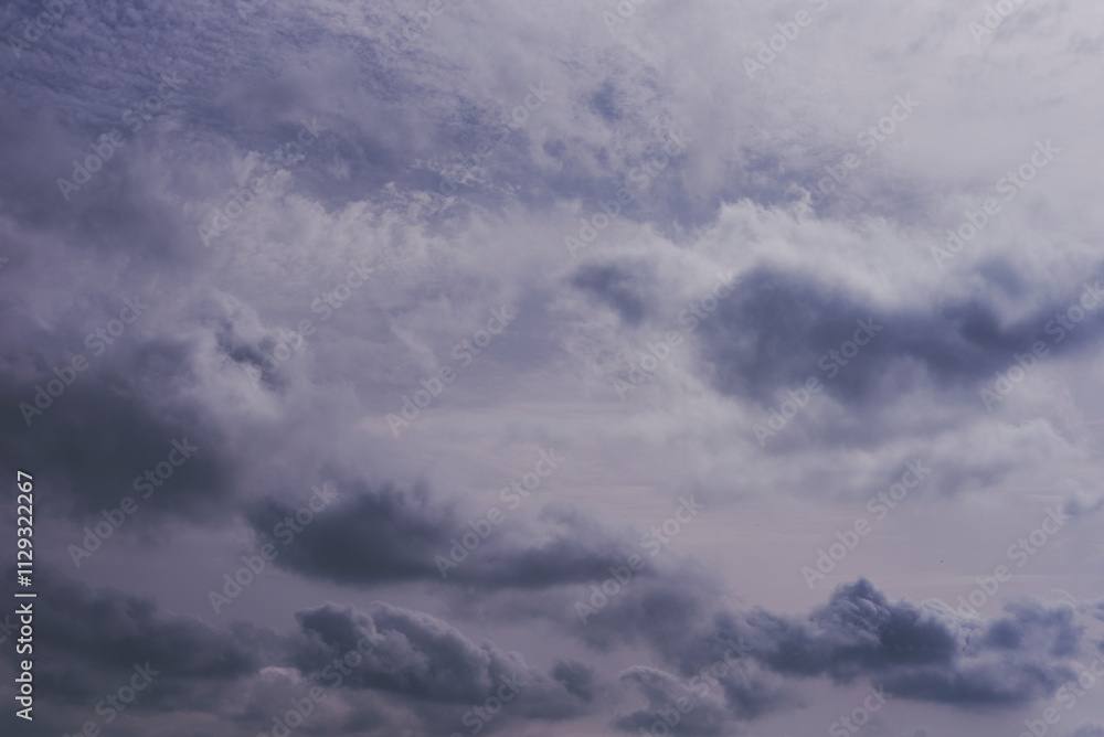 A blue sky full of white clouds A blue sky full of white clouds