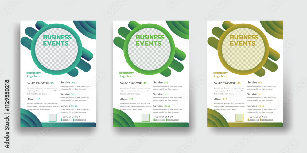 Corporate business flyer design layout vector. Corporate business flyer design layout vector.