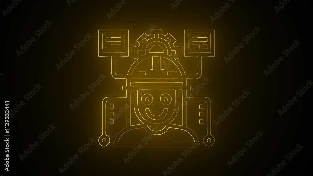 Customer service icon animation, flat unisex customer service animation motion graphic, looped alpha channel video. Customer service icon animation, flat unisex customer service animation motion graphic, looped alpha channel video.