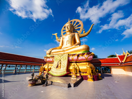 Canvas Print Big Buddha temple in koh Samui island, Thailand