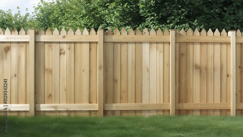 Fototapeta premium Wooden fence panel