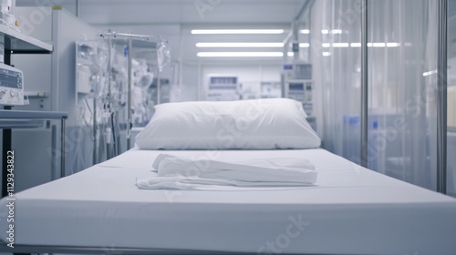 Empty Hospital Room - A serene medical space