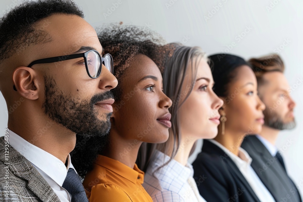 A group of people stand together, possibly at an event or gathering A group of people stand together, possibly at an event or gathering