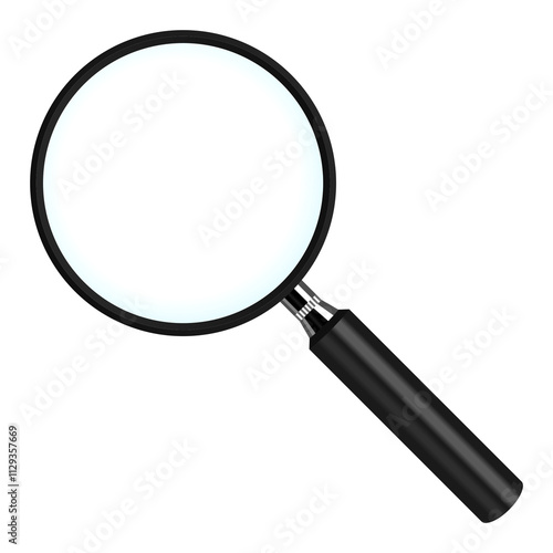 magnifying glass on transparent background. png image. 