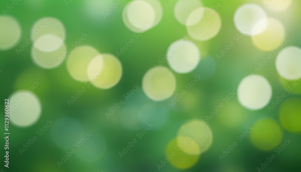 Abstract Green Bokeh Background with Natural Light Effect for Modern Design Abstract Green Bokeh Background with Natural Light Effect for Modern Design