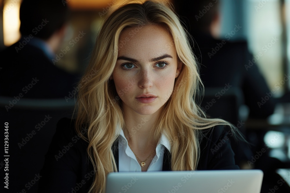 Woman working on laptop Woman working on laptop