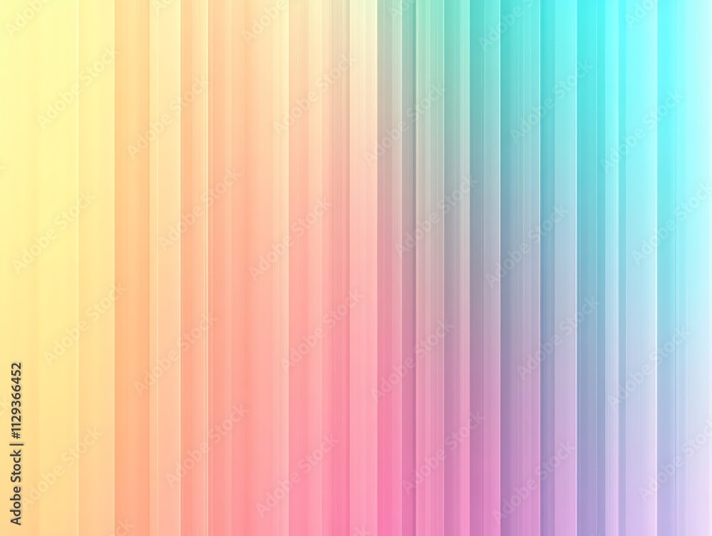 Soft pastel gradient background features smooth vertical stripes in yellow, pink, and blue hues creating a calm atmosphere Soft pastel gradient background features smooth vertical stripes in yellow, pink, and blue hues creating a calm atmosphere